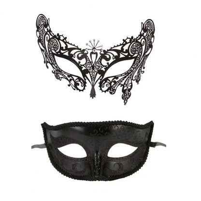 Unisex Metal Fox Eye Masquerade Mask Set f by HitMyNeed