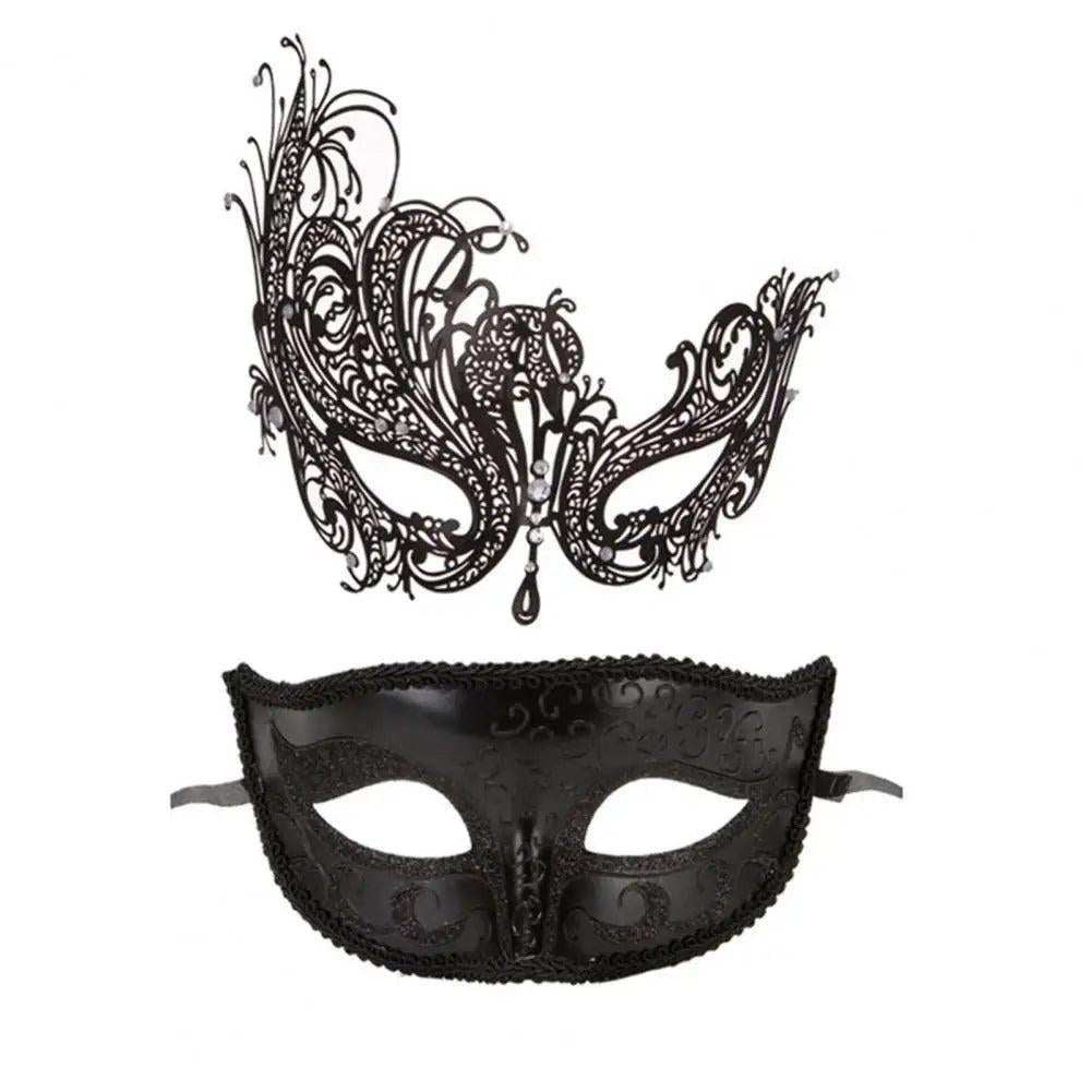 Unisex Metal Fox Eye Masquerade Mask Set g by HitMyNeed