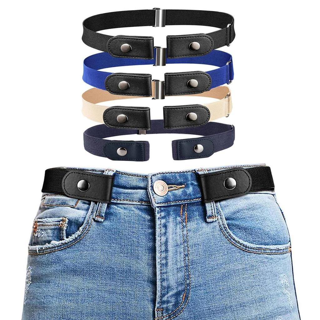 Unisex No-Buckle Elastic Belt for Jeans and Pants by HitMyNeed