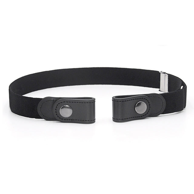 Unisex No-Buckle Elastic Belt for Jeans and Pants black by HitMyNeed