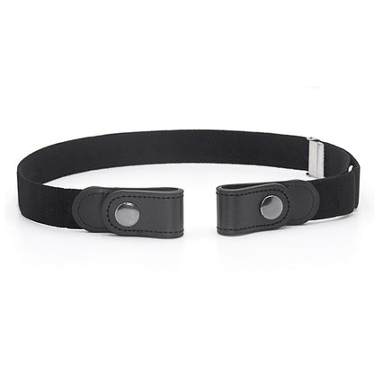Unisex No-Buckle Elastic Belt for Jeans and Pants black by HitMyNeed