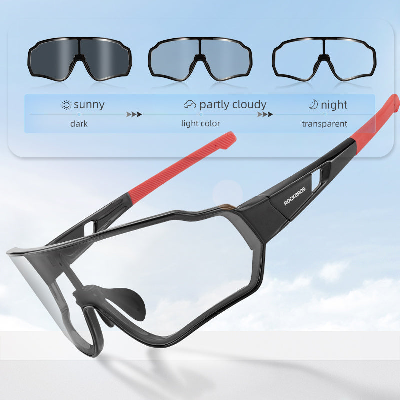 Unisex Photochromic Polarized Cycling Glasses by HitMyNeed