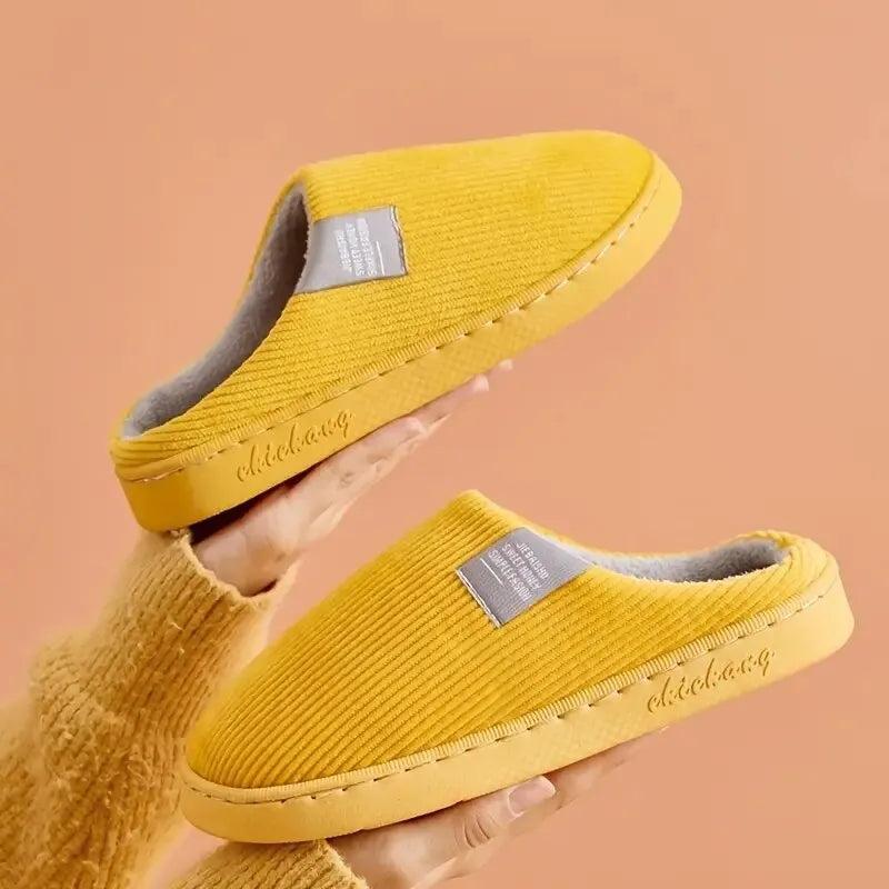Unisex Plush Indoor Winter Slippers by HitMyNeed
