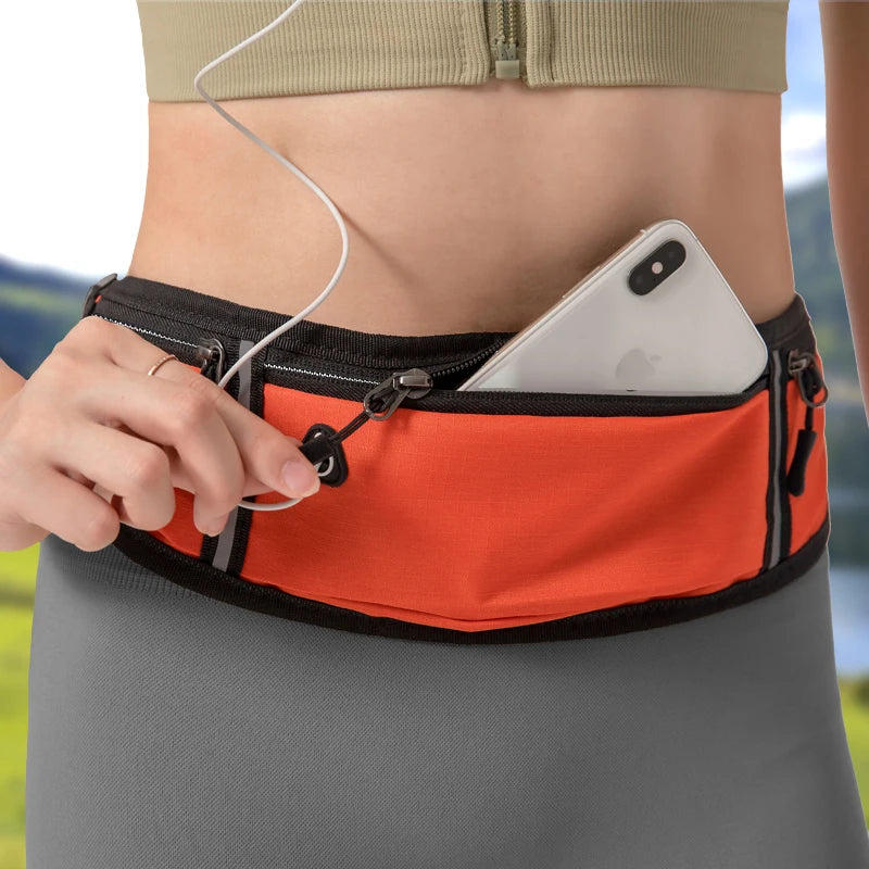 Unisex Running Belt Phone Holder with Pouch by HitMyNeed