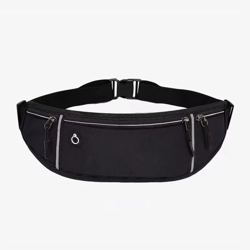 Unisex Running Belt Phone Holder with Pouch black by HitMyNeed