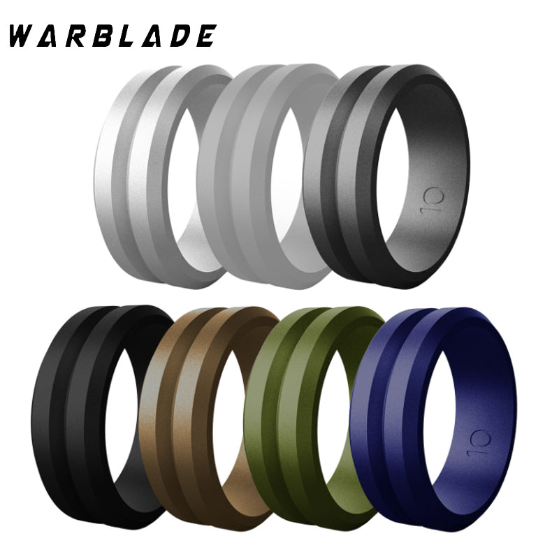 Unisex Silicone Wedding Band Ring by HitMyNeed
