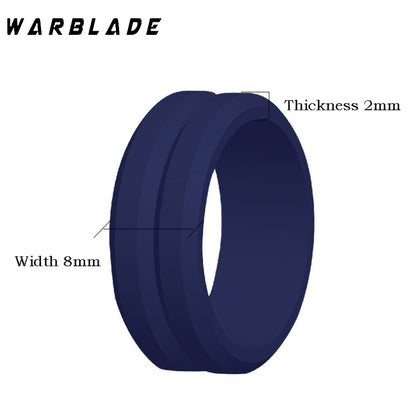 Unisex Silicone Wedding Band Ring by HitMyNeed