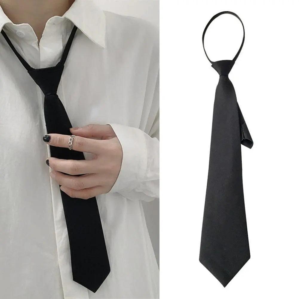 Unisex Slim Silky Retro Tie - Korean Style by HitMyNeed
