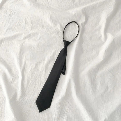 Unisex Slim Silky Retro Tie - Korean Style by HitMyNeed
