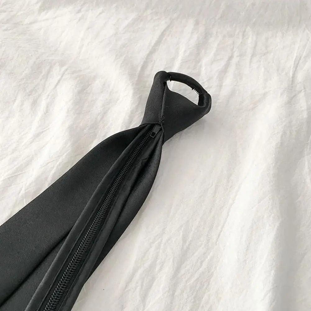 Unisex Slim Silky Retro Tie - Korean Style by HitMyNeed