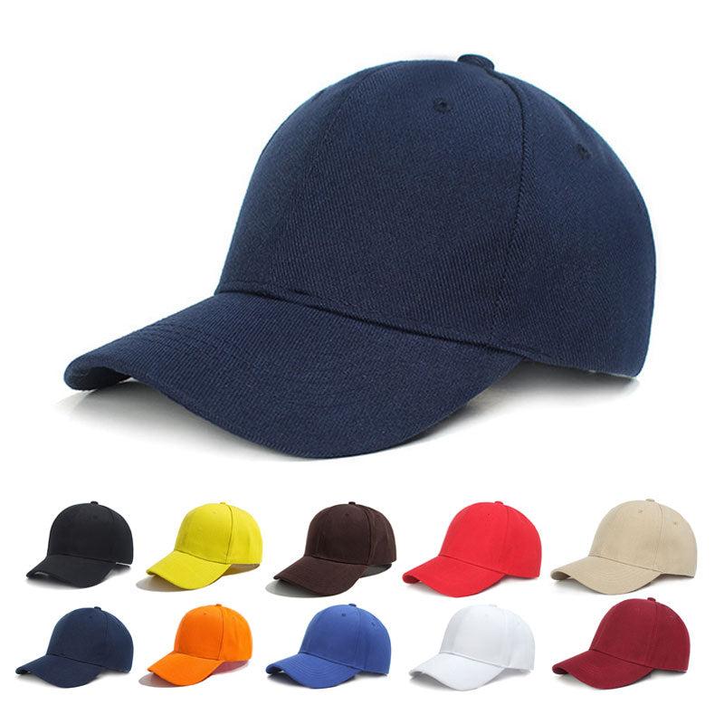 Unisex Solid Color Adjustable Baseball Cap by HitMyNeed