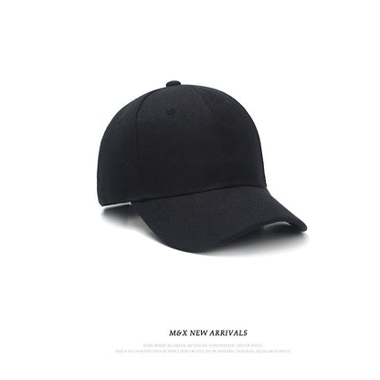 Unisex Solid Color Adjustable Baseball Cap black by HitMyNeed