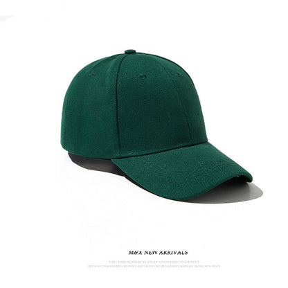 Unisex Solid Color Adjustable Baseball Cap dark-green by HitMyNeed