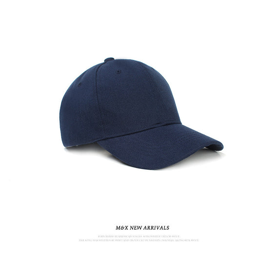 Unisex Solid Color Adjustable Baseball Cap navy by HitMyNeed