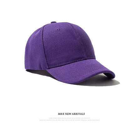 Unisex Solid Color Adjustable Baseball Cap purple by HitMyNeed