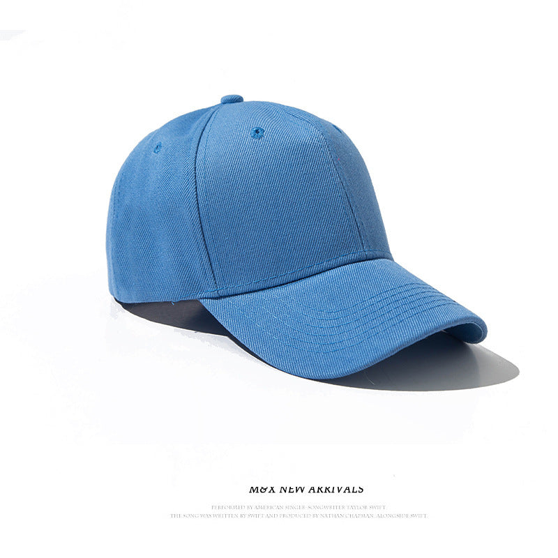 Unisex Solid Color Adjustable Baseball Cap sky-blue by HitMyNeed