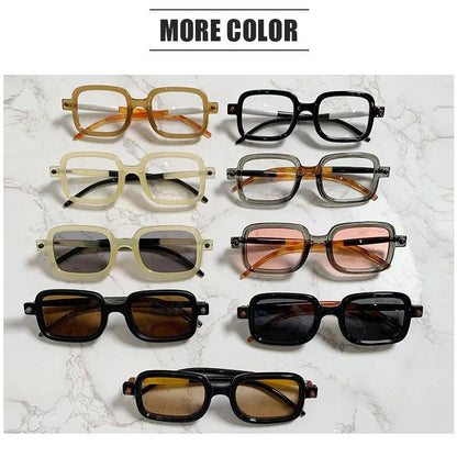 Unisex Square Vintage Punk Sunglasses UV400 by HitMyNeed