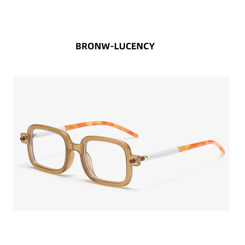 Unisex Square Vintage Punk Sunglasses UV400 c2 by HitMyNeed