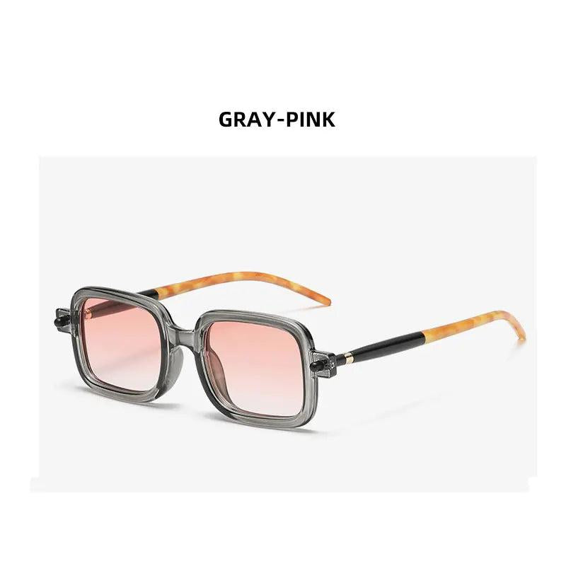 Unisex Square Vintage Punk Sunglasses UV400 c8 by HitMyNeed