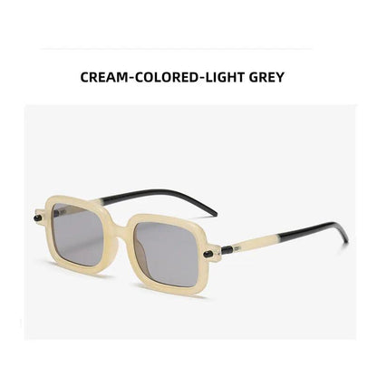 Unisex Square Vintage Punk Sunglasses UV400 c9 by HitMyNeed