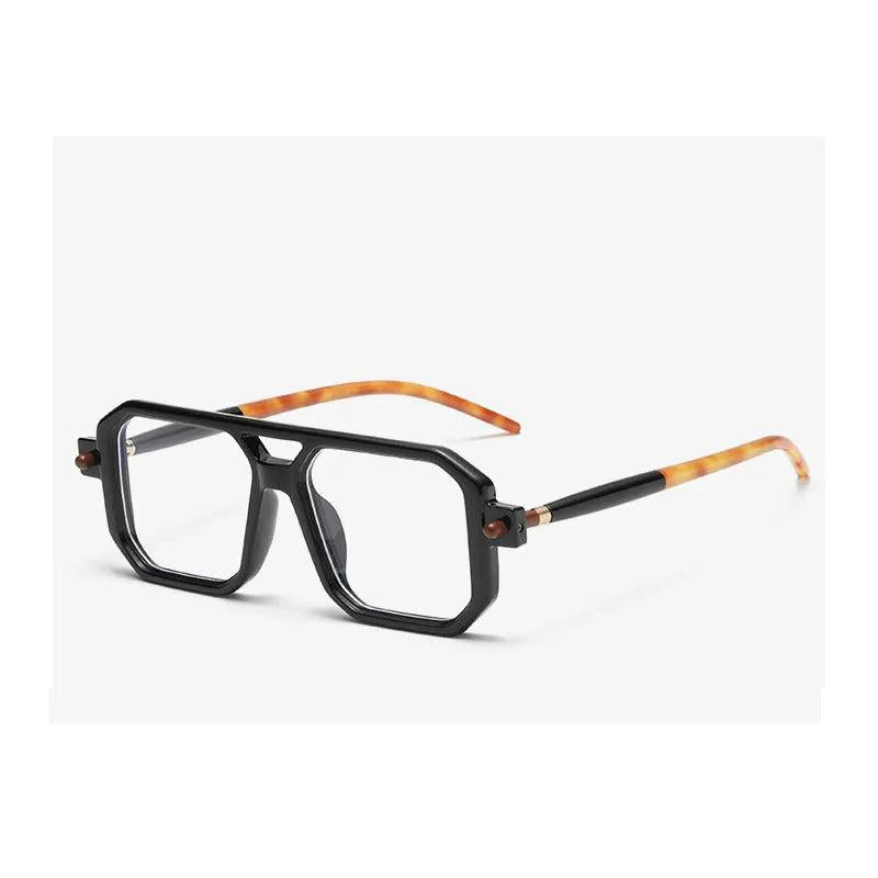 Unisex Square Vintage Punk Sunglasses UV400 d2 by HitMyNeed