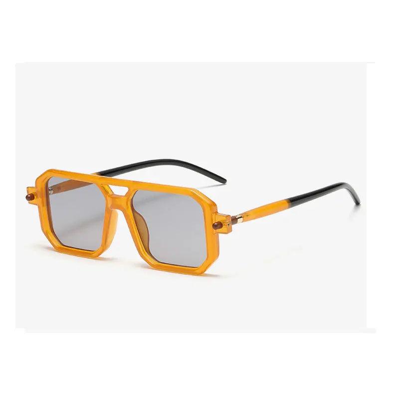 Unisex Square Vintage Punk Sunglasses UV400 d5 by HitMyNeed