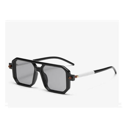 Unisex Square Vintage Punk Sunglasses UV400 d7 by HitMyNeed