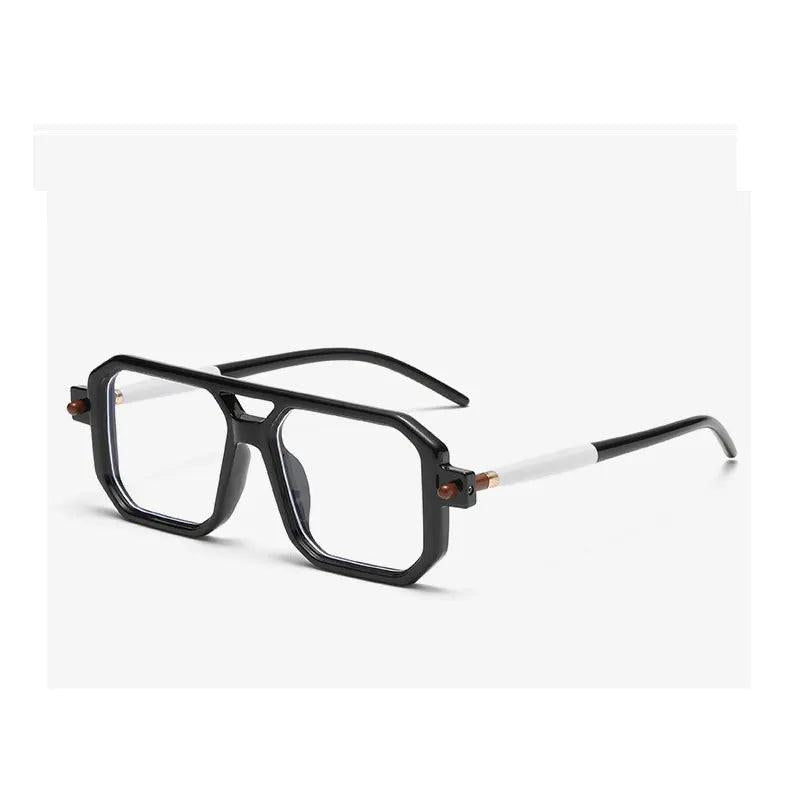 Unisex Square Vintage Punk Sunglasses UV400 d8 by HitMyNeed