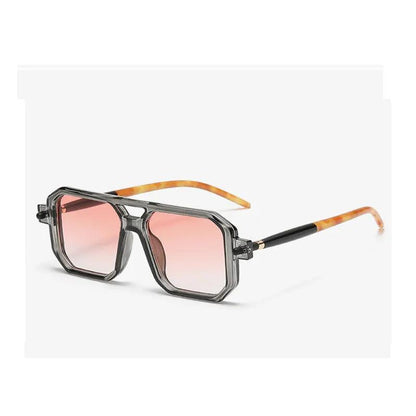 Unisex Square Vintage Punk Sunglasses UV400 d9 by HitMyNeed