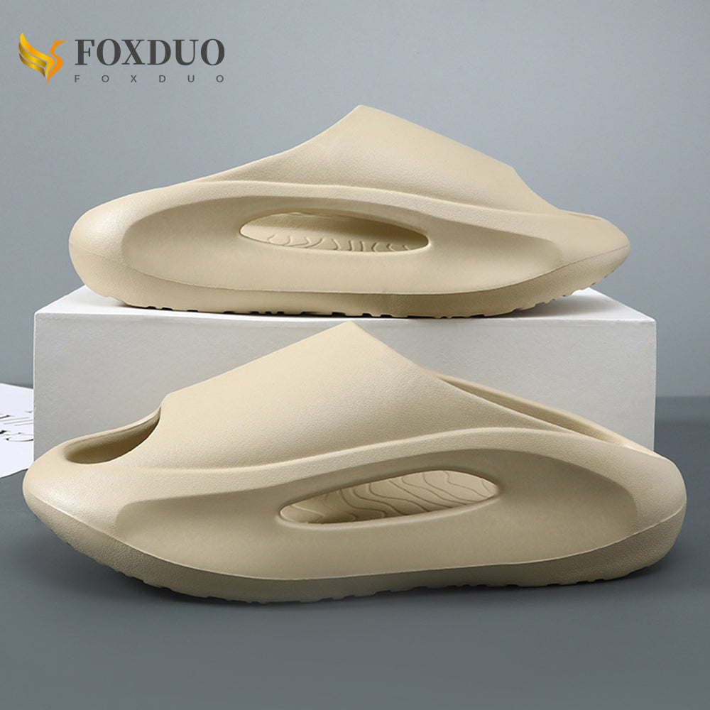 Unisex Summer EVA Platform Slide Sandals beige 44-45 by HitMyNeed