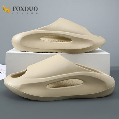 Unisex Summer EVA Platform Slide Sandals beige 44-45 by HitMyNeed