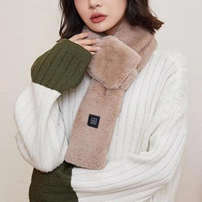 Unisex USB Electric Heating Scarf with 3 Heat Levels by HitMyNeed