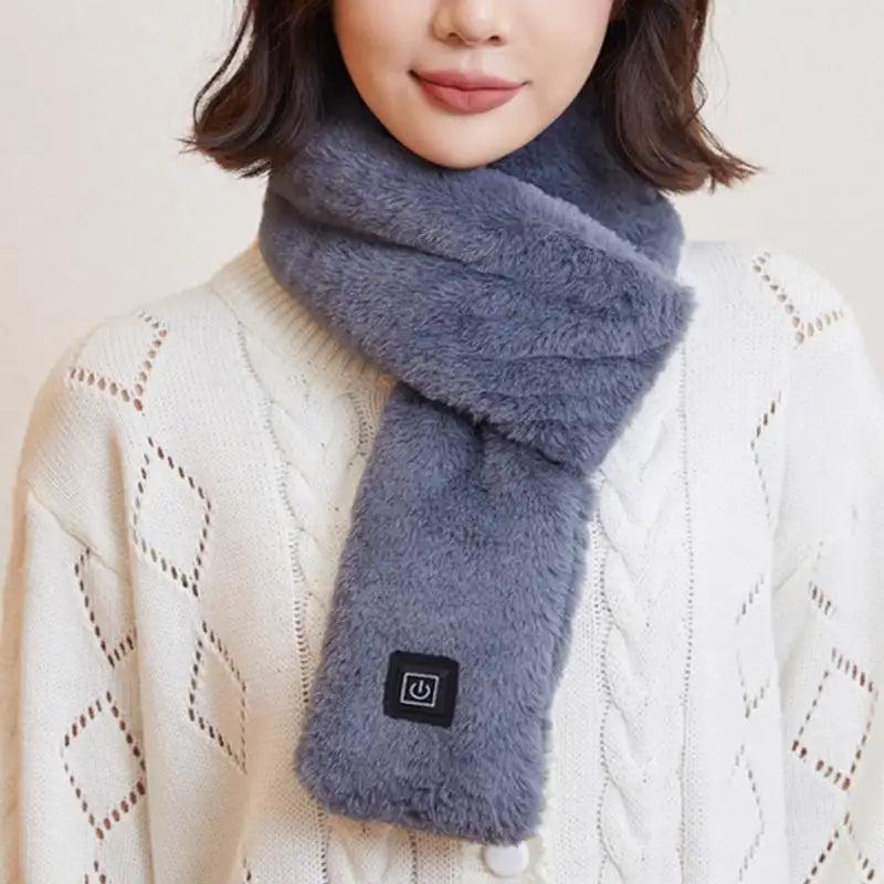 Unisex USB Electric Heating Scarf with 3 Heat Levels by HitMyNeed