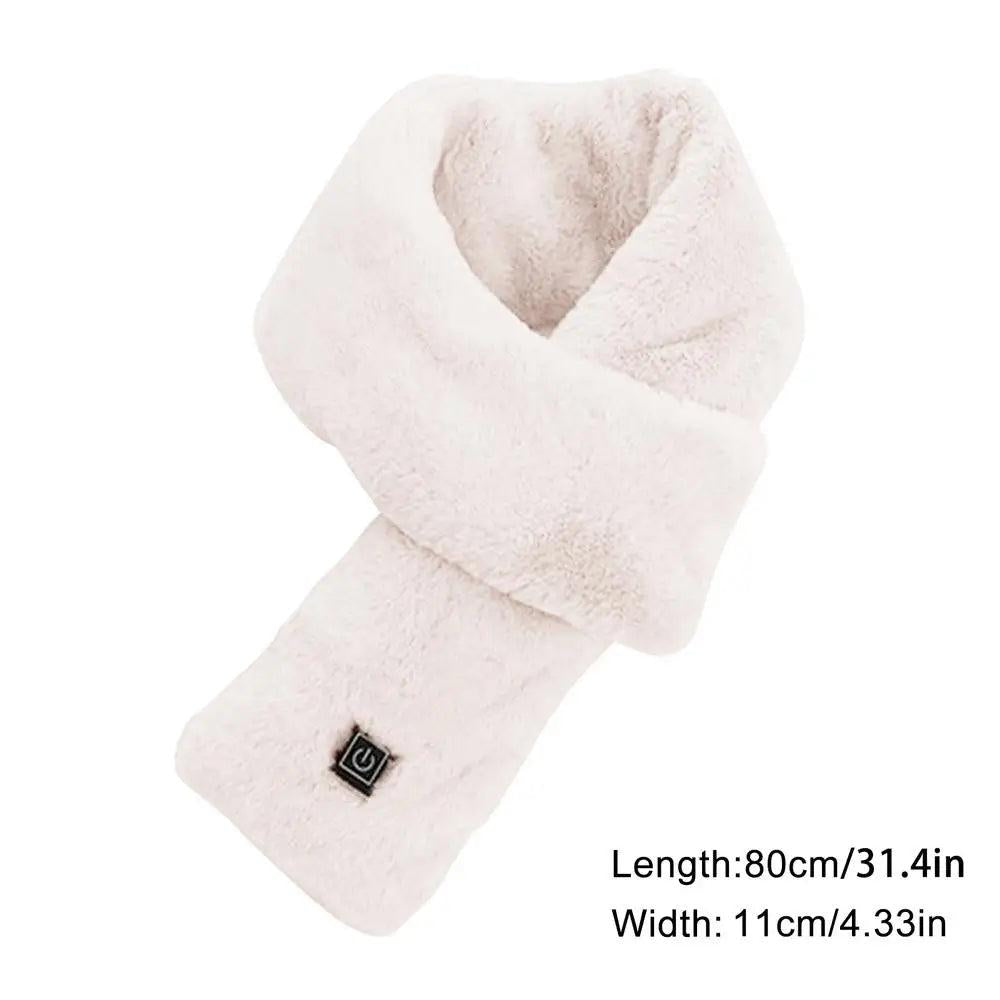 Unisex USB Electric Heating Scarf with 3 Heat Levels champagne by HitMyNeed