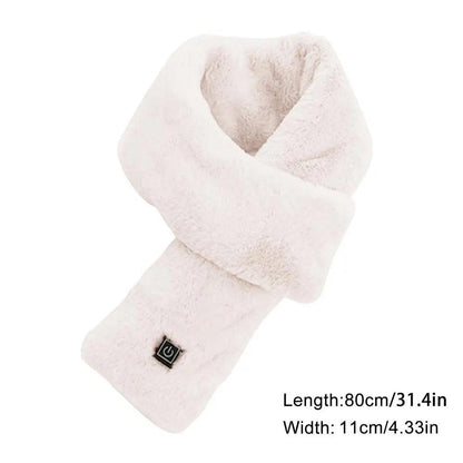 Unisex USB Electric Heating Scarf with 3 Heat Levels champagne by HitMyNeed