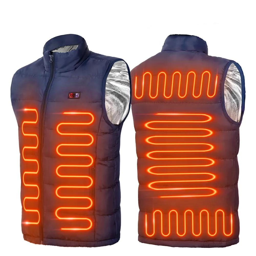 Unisex USB Heated Vest with Graphene Heat Zones by HitMyNeed