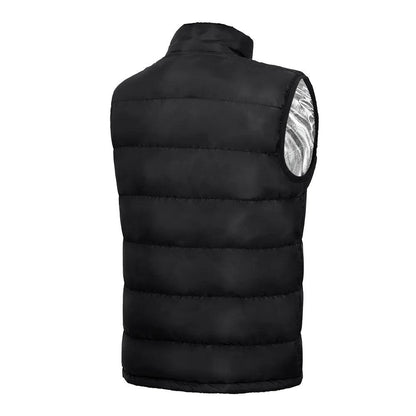Unisex USB Heated Vest with Graphene Heat Zones by HitMyNeed