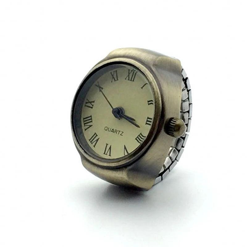Unisex Vintage Punk Finger Watch Ring style-02 by HitMyNeed