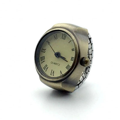 Unisex Vintage Punk Finger Watch Ring style-02 by HitMyNeed