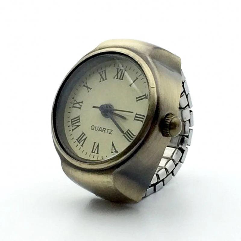 Unisex Vintage Punk Finger Watch Ring style-03 by HitMyNeed