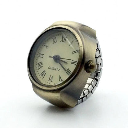 Unisex Vintage Punk Finger Watch Ring style-03 by HitMyNeed