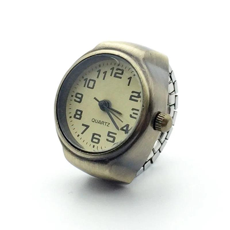 Unisex Vintage Punk Finger Watch Ring style-04 by HitMyNeed