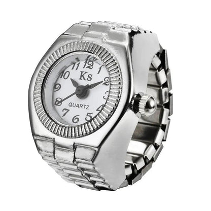 Unisex Vintage Punk Finger Watch Ring style-05 by HitMyNeed