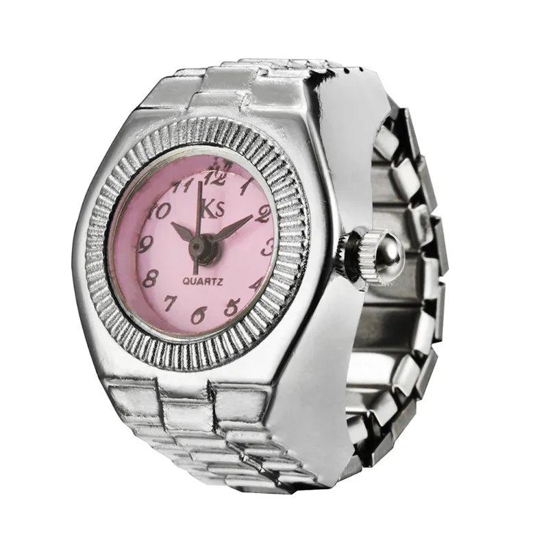 Unisex Vintage Punk Finger Watch Ring style-07 by HitMyNeed