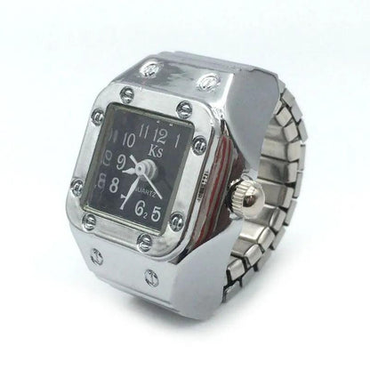 Unisex Vintage Punk Finger Watch Ring style-10 by HitMyNeed