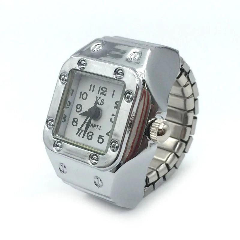 Unisex Vintage Punk Finger Watch Ring style-11 by HitMyNeed