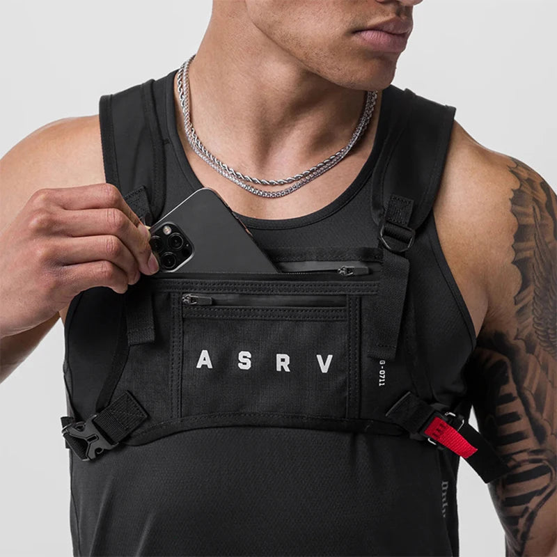 Unisex Waterproof Chest Bag for Outdoor Sports by HitMyNeed