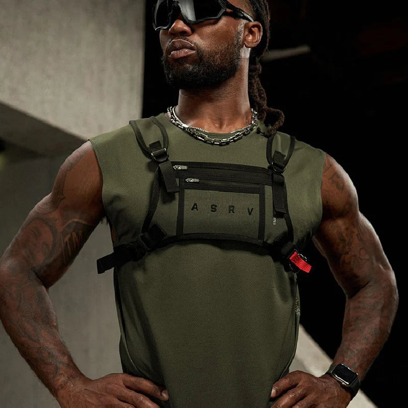 Unisex Waterproof Chest Bag for Outdoor Sports by HitMyNeed