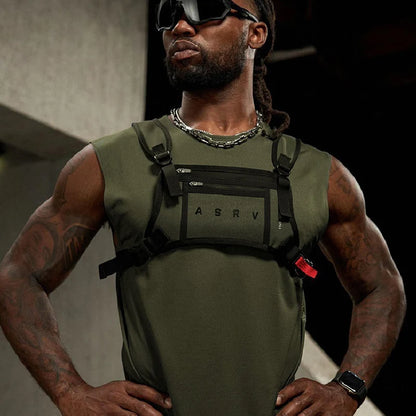 Unisex Waterproof Chest Bag for Outdoor Sports by HitMyNeed