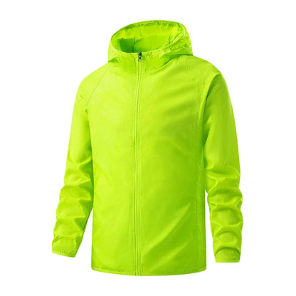 Unisex Waterproof Hiking Jacket with Sun Protection unisex-green 4xl by HitMyNeed